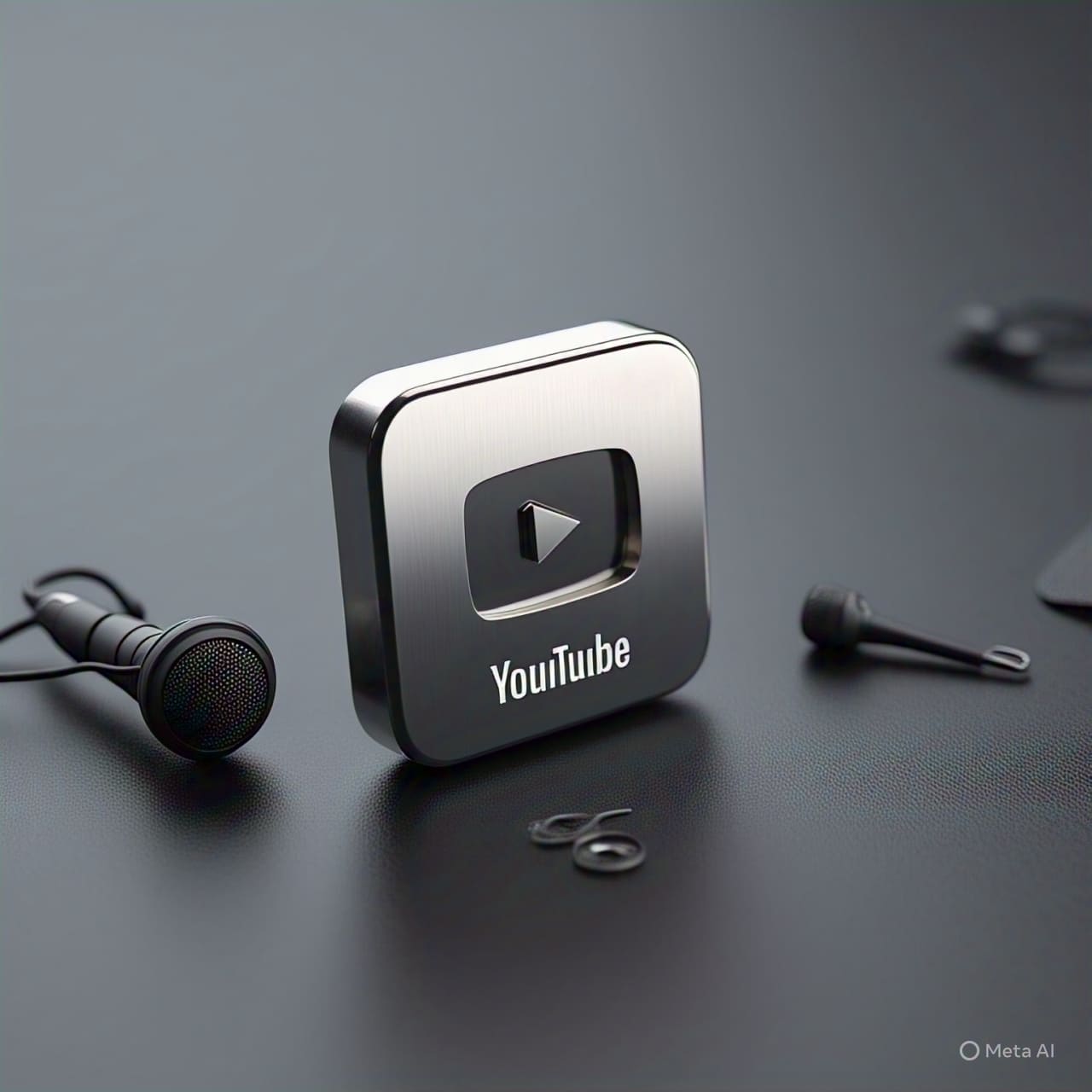 a miniature youtube silver playbuttion -Rc Mech